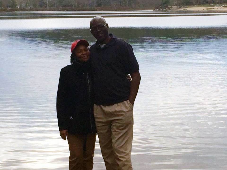 John with wife, Bertha Aghadiuno
