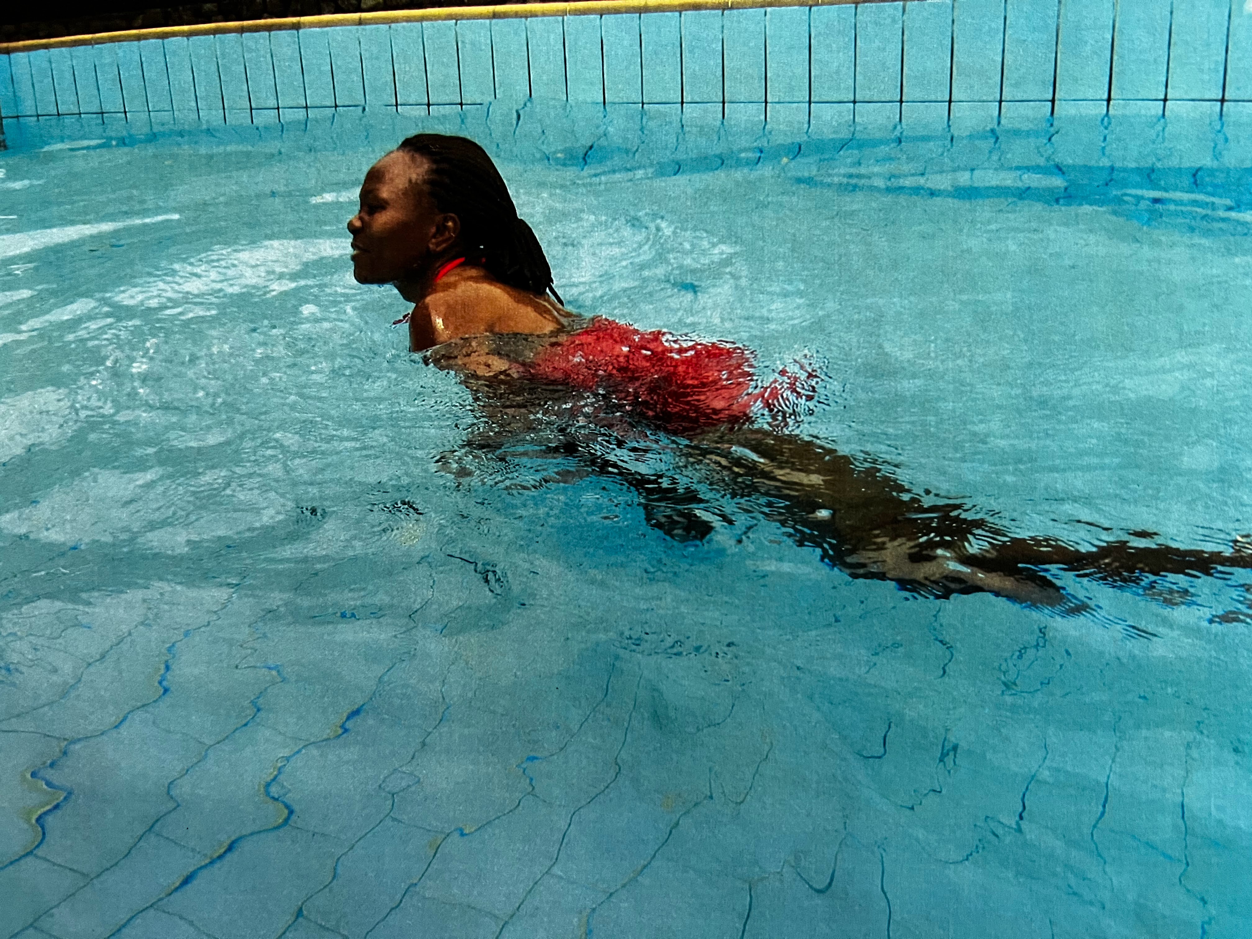 Aghadiuno's wife swimming'